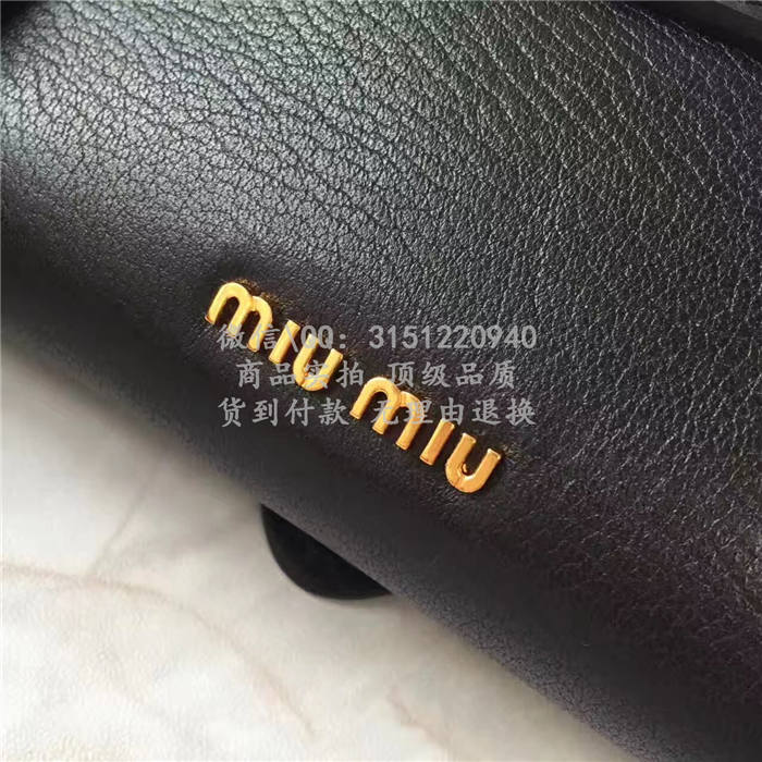 顶级高仿包包缪缪miumiu链条包 5BH017 宝石带扣翻盖链条包高仿奢侈品