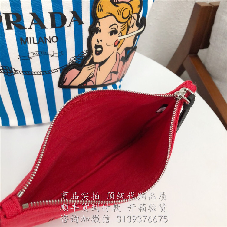 Prada 蓝色 1BG163-1 托特包