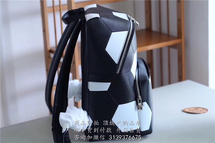 LV 黑色 世界杯主题 M52186 Apollo 双肩包