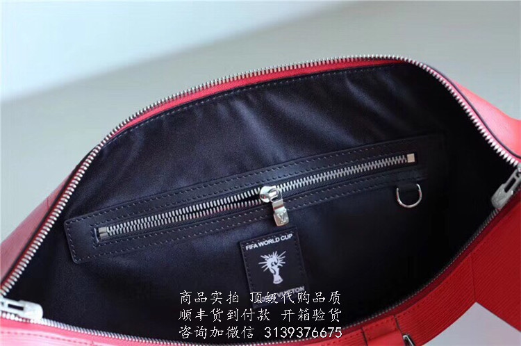 LV 红色世界杯系列 M52121 KEEPALL 50 旅行袋