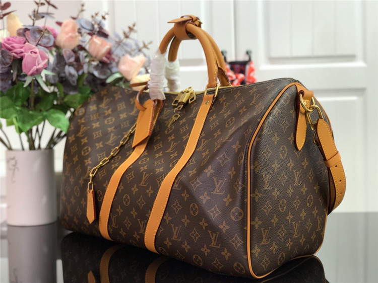 lv/路易威登 m44748 老花 keepall 旅行袋