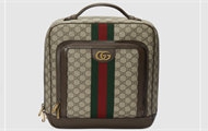 GUCCI 745718 男士乌木色 Ophidia 中号 GG 背包