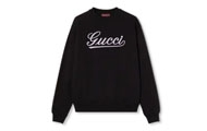 Gucci/古驰 黑色 针织棉卫衣 784413