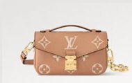 LV/路易威登 奶茶色 POCHETTE MÉTIS EAST WEST 手袋 M12735