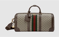 GUCCI 724642 男士乌木色 Gucci Savoy 小号旅行包