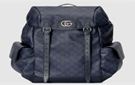 GUCCI 598140 男士蓝色 Ophidia 中号 GG 背包