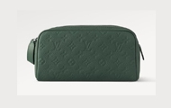 LV/路易威登 女士 墨绿色 DOPP KIT 盥洗袋 M24442