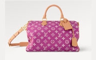 LV/路易威登 女士粉色 SPEEDY P9 BANDOULIÈRE 25 手袋 M24424