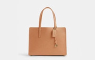 COACH/蔻驰 女士橙色 CARTER CARRYALL 28号手袋 CJ806