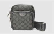 GUCCI 752565 男士灰色 Ophidia GG 迷你手袋