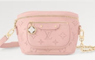 LV/路易威登 粉色 牛皮 MINI BUMBAG 手袋 M11300