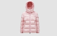 蒙口睐/Moncler 粉色连帽 Maire经典短款女士羽绒服夹克外套