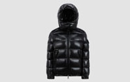 蒙口睐/Moncler 黑色连帽 Maire经典短款女士羽绒服夹克外套