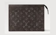 LV/路易威登 黑色 褪色 POCHETTE VOYAGE 中号手拿包 M11764