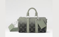 LV/路易威登 灰绿色 渐变 KEEPALL BANDOULIÈRE 25 手袋 M11591